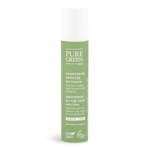 Pure Green, Pure Green MED Zahncreme mit Fluorid grüner Tee 50 ml, Pure Green Med Zahncreme mit Fluorid grüner Tee 50 ml