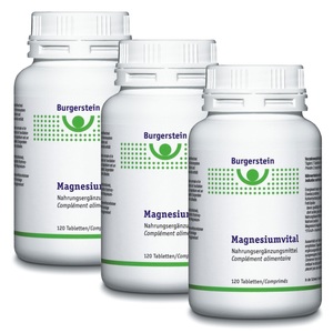Ebi-Pharm AG, Burgerstein Magnesiumvital Tabletten 3x 120 Stück, Burgerstein Magnesiumvital Tabletten 3x 120 Stück