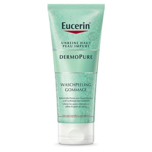 Eucerin, Eucerin - Dermopure Clinical Waschpeeling, Eucerin® Dermopure Clinical Waschpeeling ? AHA & PHA Peeling gegen Mitesser und Hautunreinheiten, für unreine Haut
