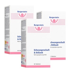 Ebi-Pharm AG, Burgerstein Schwangerschaft & Stillzeit 3x 100 Stück, Burgerstein Schwangerschaft & Stillzeit Tabletten 3x 90 Stück
