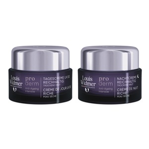 undefined, Louis Widmer Rich Cream Day + Night parfümiert - Duo Angebot, Louis Widmer Proderm Tages- und Nachtcreme reichhaltig mit Parfum - Duo Angebot