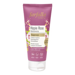 FARFALLA ESSENTIALS AG, FARFALLA Handcreme Hippie rose 50 ml, Farfalla Handcreme Hippie Rose