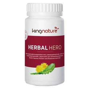 kingnature AG, Kingnature Herbal Hero Kapseln 60 Stück, Kingnature Herbal Hero Kaps Ds 60 Stk