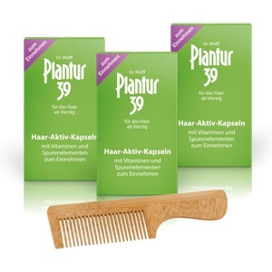 Alcina AG, Plantur 39 Haar-Aktiv-Kapseln 3x 60 Stück mit Haarbürste, Plantur 39 Haar-Aktiv-Kapseln 3x 60 Stück