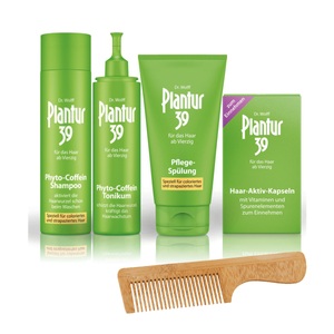 Alcina AG, Plantur 39 Set für coloriertes und strapaziertes Haar mit Haarbürste, Plantur 39 Set für coloriertes und strapaziertes Haar