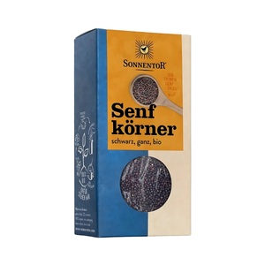 SONNENTOR, SONNENTOR Senfkörner schwarz ganz BIO Beutel (80g), SONNENTOR Senfkörner schwarz ganz BIO Beutel (80g)