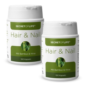Welldro AG, Secret of Life Hair & Nail Kapseln 2x 100 Stück, Secret of Life Hair & Nail Kapseln 2x 100 Stück