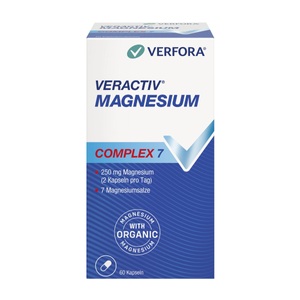 undefined, Veractiv Magnesium Complex 7 Kapseln 60 Stück, Veractiv Magnesium Complex 7 Kapseln 60 Stück