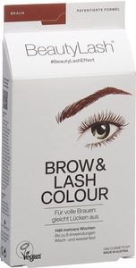 BeautyLash, BeautyLash Färbeset braun Wimpern & Augenbrauen 1ST, Beautylash Brow & Lash Colour brown