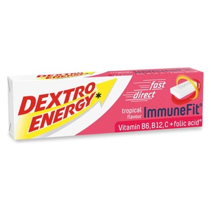 Dextro Energy GmbH & Co. KG, Dextro Energy Tropical + 10 Vitamine, DEXTRO ENERGY ImmuneFit Tropical Sticks (14 Stk)