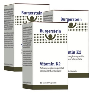 Ebi-Pharm AG, Burgerstein Vitamin K2 Kaps 180 mcg 3x 60 Stück, Burgerstein Vitamin K2 Kapseln 180 mcg 3x 60 Stück