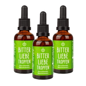 Sanasis AG, Bitterliebe Tropfen Flasche 3x 50 ml, Bitterliebe Tropfen Flasche 3x 50 ml