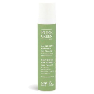 Pure Green, Pure Green MED Zahncreme mit Fluorid Kräuter (50 ml), Pure Green Med Zahncreme mit Fluorid Kräuter 50 ml