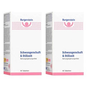 undefined, Burgerstein Schwangerschaft & Stillzeit Tabletten 2x 90 Stück, Burgerstein Schwangerschaft & Stillzeit Tabletten 2x 90 Stück