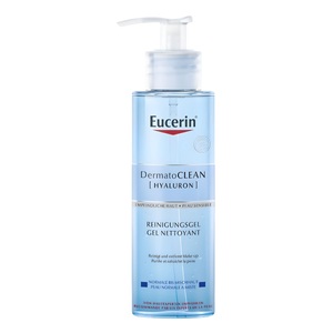 BEIERSDORF SPA, Eucerin DermatoCLEAN [HYALURON] Reinigungsgel, Eucerin® DermatoClean Reinigungsgel, 200 ml ? Sanfte Gesichtsreinigung mit Hyaluronsäure für empfindliche Haut