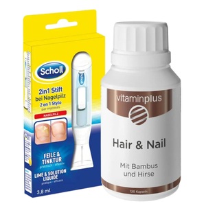 Reckitt Benckiser (Switzerland), SCHOLL 2in1 Nagelpilz Behandlungs-Set, SCHOLL 2in1 Nagelpilz Behandlungs-Set