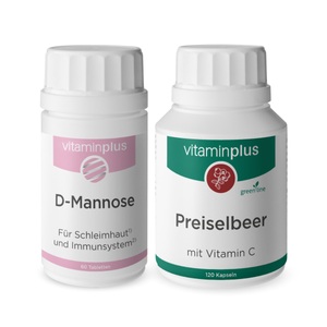 Vitaminplus, Vitaminplus D-Mannose & Preiselbeer Duo, Vitaminplus D-Mannose & Preiselbeer Duo