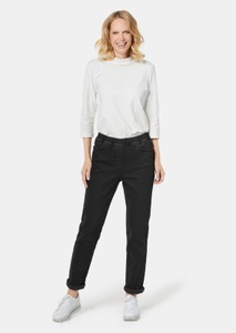Goldner Fashion, Stretchbequeme Thermo-Jeans LOUISA mit kuscheliger Innenseite - schwarz - Gr. 19 von Goldner Fashion, Thermohose - schwarz - Gr. 19 von Goldner Fashion