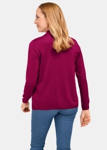 Goldner Fashion, Twinset - himbeere - Gr. 20 von Goldner Fashion, Pflegeleichtes Basic-Strickset - beere - Gr. 20 von Goldner Fashion