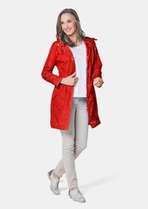 Goldner Fashion, Leichtparka - rot - Gr. 23 von Goldner Fashion, Trendiger leichter Regen Parka aus funktionalem Material - rot - Gr. 23 von Goldner Fashion