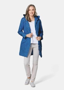 Goldner Fashion, Leichtparka - royalblau - Gr. 46 von Goldner Fashion, Trendiger leichter Regen Parka aus funktionalem Material - royalblau - Gr. 46 von Goldner Fashion