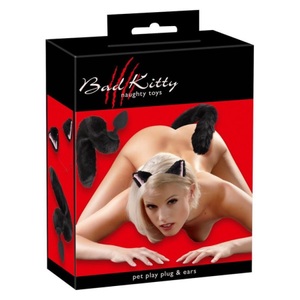 Bad Kitty, Kitty Pet Play, Bad-kitty Kitty Pet Play Anal Plug, Anfängergeeignet, Schwarz - Amorana