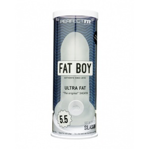 PerfectFitBrand, Fat Boy Original Ultra Fat 12,7 cm Klar | PerfectFitBrand, Perfect-fit Fat Boy Ultra Fat Penishülle, Transparent - Amorana