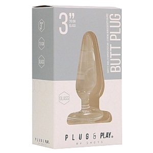 Shots Media, Glass Plug, Shots-media Glas Anal Plug, Transparent, Glas - Amorana