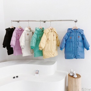 undefined, Children's Mid-Length Thick Down Jacket Boys and Girls Solid Color Hooded Waterproof Big Jacket Windproof and Warm Down Jacket, Children's Mid-Length Thick Down Jacket Boys and Girls Solid Color Hooded Waterproof Big Jacket Windproof and Warm Down Jacket