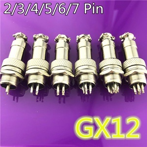 undefined, 1set GX12 2/3/4/5/6/7 Pin Male + Female 12mm L88-93 Circular Aviation Socket Plug Wire Panel Connector with Plastic Cap Lid, 1set GX12 2/3/4/5/6/7 Pin Male + Female 12mm L88-93 Circular Aviation Socket Plug Wire Panel Connector with Plastic Cap Lid