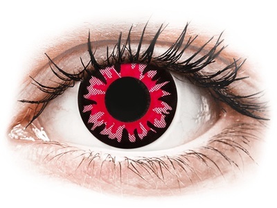 Maxvue Vision, ColourVUE Crazy Lens - Volturi - Tageslinsen ohne Stärke (2 Linsen), 