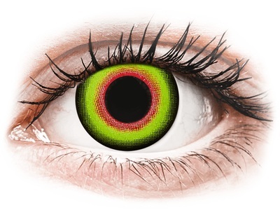 Maxvue Vision, ColourVUE Crazy Lens - Mad Hatter - Tageslinsen ohne Stärke (2 Linsen), 