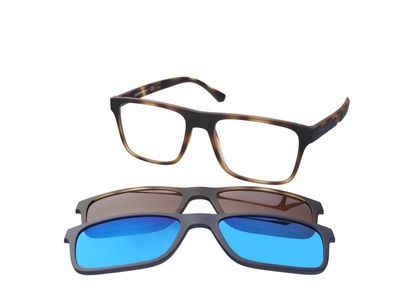 Emporio Armani, Emporio Armani Sonnenbrillen EA4115 50891W, Emporio Armani EA 4115 50891W 54 (sonnenclip)