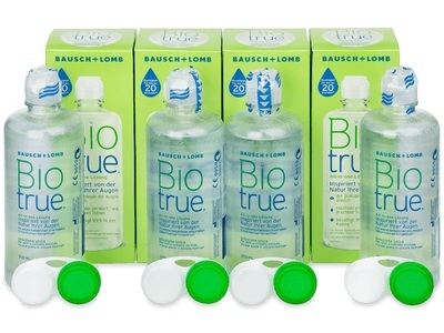 Bausch & Lomb, Biotrue 4 x 300 ml, Biotrue All in one - 2x300ml + Behälter