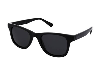 Polaroid, Polaroid Sonnenbrillen PLD 1016/S 807/M9, Polaroid PLD 1016/S/NEW Herren-Sonnenbrille Vollrand Eckig Kunststoff-Gestell, Schwarz