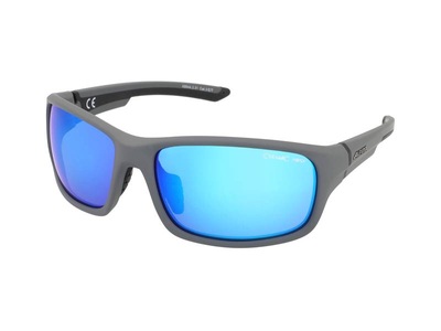 Alpina, Alpina Lyron S Brille cool grey matt-black/blue mirror 2020 Sonnenbrillen, Alpina Lyron S Sportbrille grau