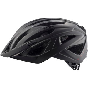 Alpina, ALPINA HAGA LED Fahrradhelm Damen, Alpina Haga LED Velohelm - black matt (Grösse: 51-56)