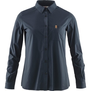 FJALLRAVEN, FJÄLLRÄVEN Övik Lite Funktionsbluse Damen, FJÄLLRÄVEN Damen Bluse Övik Lite dunkelblau | L