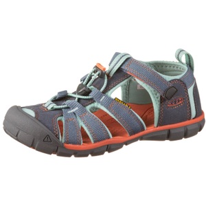 Keen, Keen Seacamp II CNX Outdoorsandalen Mädchen, Keen Seacamp II CNX - Wandersandalen - Kind Flint Stone / Ocean Wave 30