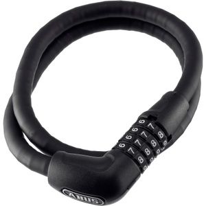 ABUS, ABUS SCHLOSS TRESOR6615/85 Black, Abus Velo-Kabelschloss Tresorflex 6615 Schwarz | 85 cm