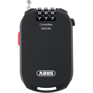 ABUS, ABUS Kabelschloss Schwarz Zahlenschloss, Abus Schloss 2502/85 CombiFlex