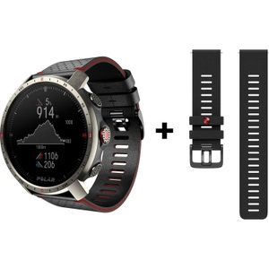 POLAR, Polar Grit X pro Titan Sportuhr schwarz, Polar GRIT X PRO TITAN Sportuhr