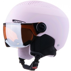 Alpina, Alpina Zupo Visor Skihelm - Rose Matt, Alpina Zupo Visor Skihelm - Rose Matt (Grösse: 51-55)