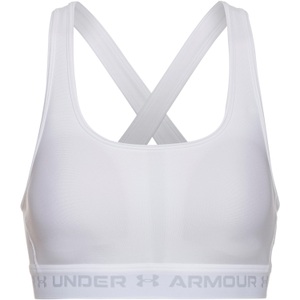 UNDER ARMOUR, Under Armour Crossback Mid Sport-BH Damen - Weiß, Grau, 