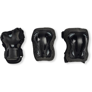 Rollerblade, ROLLERBLADE SKATE GEAR JUNIOR 3 PACK Protektorenset Kinder, Rollerblade Kinder-Schonerset Schonerset schwarz