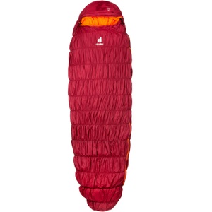 Deuter, Deuter Damen Exosphere -6° SL Schlafsack (Rot), deuter Mumienschlafsack »Exosphere -6° SL, Zip left, 198 cm«