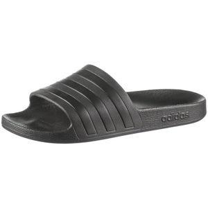 adidas, Adidas Adilette Aqua Cloudfoam Slides Core Black/Core Black/Core Bl..., 