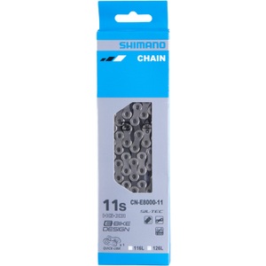 Shimano, Shimano CN-E8000 E-Bike-Kette 11-fach 124 Glieder 2019 Ketten, Shimano Velokette CN-E8000, 11-Gang