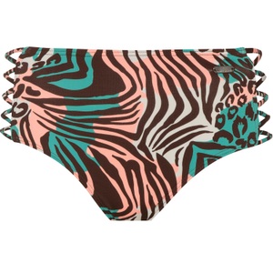 Lascana, Bikini Unterteil, Slip Damen Türkisblau 36, Venice Beach Highwaist-Bikini-Hose »Maia«, mit trendigem Druck