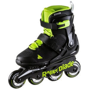 Rollerblade, ROLLERBLADE Microblade Inline-Skates Jungen, ROLLERBLADE Inline-Skates Microblade 210 Black/Green
